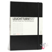 LEUCHTTURM1917 Classic Hard Cover - Medium A5 - Ruled - Black