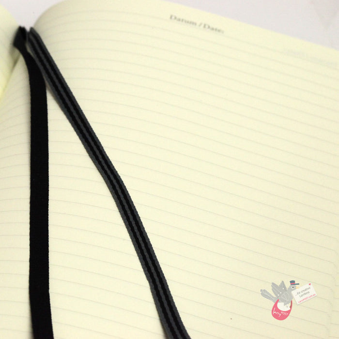 LEUCHTTURM1917 Classic Hard Cover - Medium (A5) - Ruled - Black