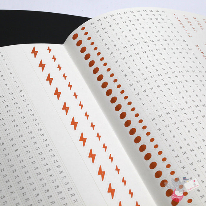 LEUCHTTURM1917 Bullet Journal Edition 2 - 120gsm Paper - Medium (A5) - Dotted - Black