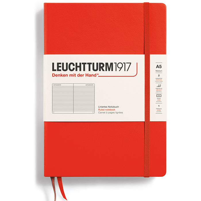 LEUCHTTURM1917 Classic Hard Cover - Medium (A5) - Ruled - Lobster