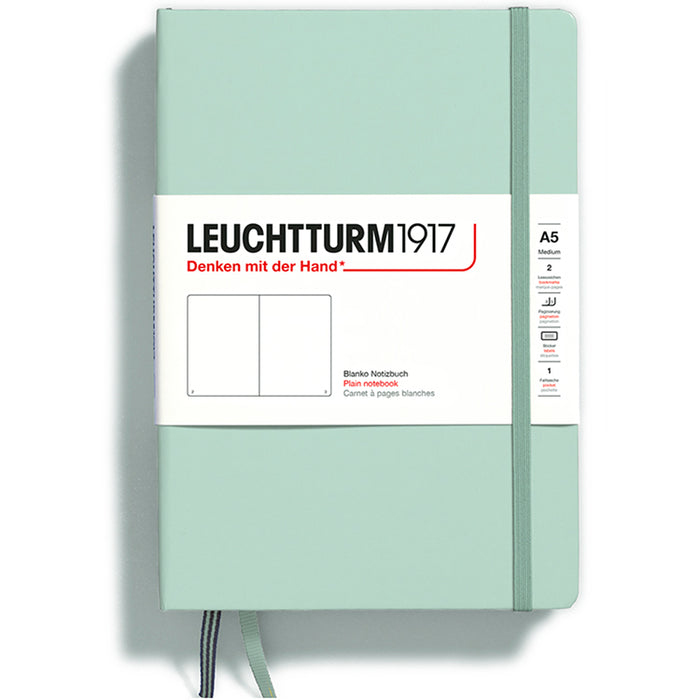 LEUCHTTURM1917 Classic Hard Cover - Medium (A5) - Plain - Mint Green