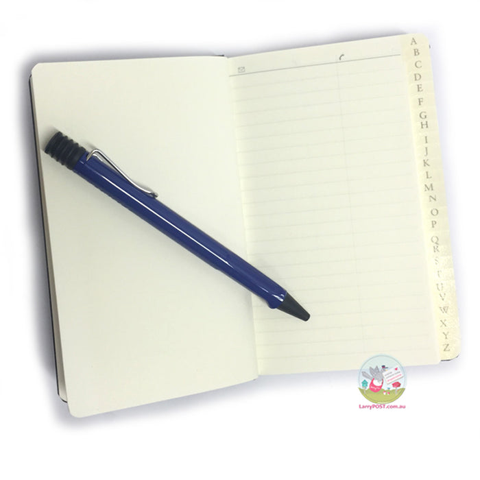 LEUCHTTURM1917 Classic Hard Cover - Address Book - Pocket (A6) - Black