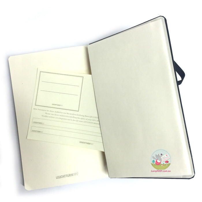 LEUCHTTURM1917 Classic Hard Cover - Address Book - Pocket (A6) - Black