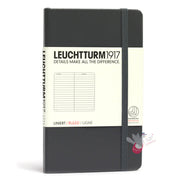 LEUCHTTURM1917 Classic Hard Cover - Pocket A6 - Ruled - Anthracite