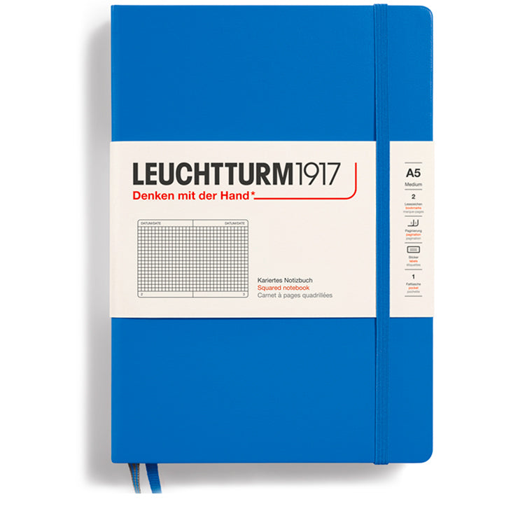 LEUCHTTURM1917 Classic Hard Cover - Medium (A5) - Squared/Grid - Sky