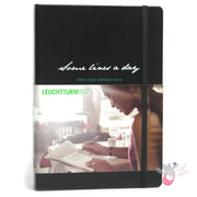 LEUCHTTURM1917 "Some lines a day" 5 year Diary / Memory Book - Hard Cover - Medium A5 - Black 