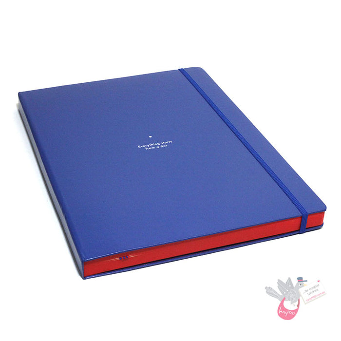 LEUCHTTURM1917 100 Years of BAUHAUS Classic Hard Cover - Master A4 - Dotted - Royal Blue