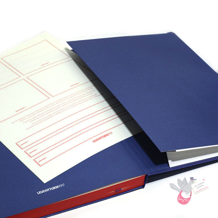 LEUCHTTURM1917 100 Years of BAUHAUS Classic Hard Cover - Master A4 - Dotted - Royal Blue