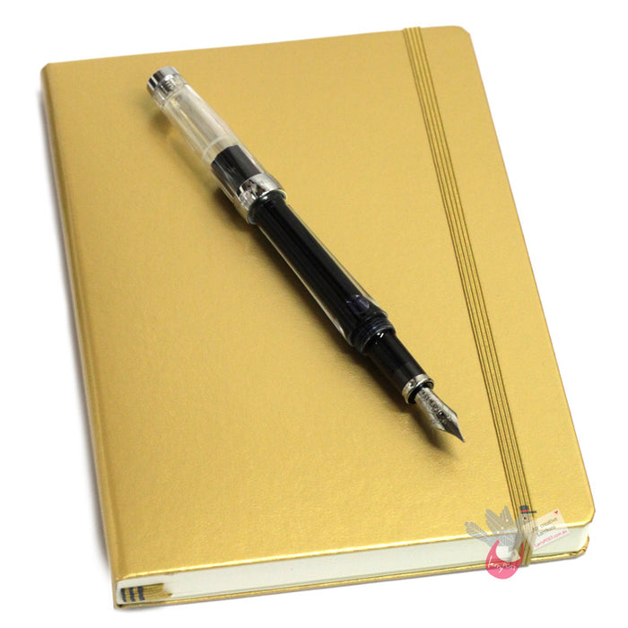 LEUCHTTURM1917 Classic Hard Cover - Medium (A5) - Plain - Gold - Metallic Anniversary Edition