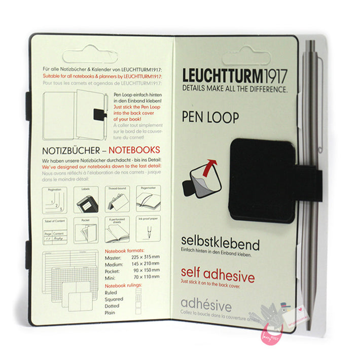 LEUCHTTURM1917 Pen Loop - Black