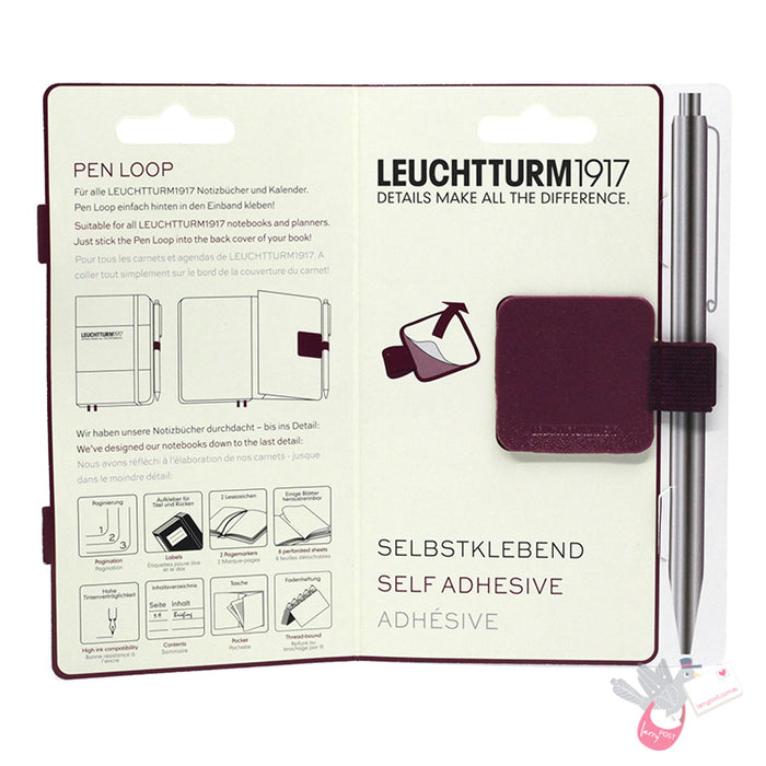 LEUCHTTURM1917 Pen Loop - Port Red
