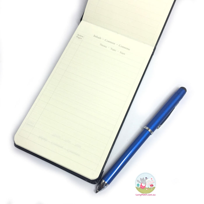 LEUCHTTURM1917 Classic Hard Cover - Reporter Notebook  - Pocket (A6) - Ruled - Black