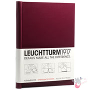 LEUCHTTURM1917 Peka Springback Binder in Port Red | LarryPOST