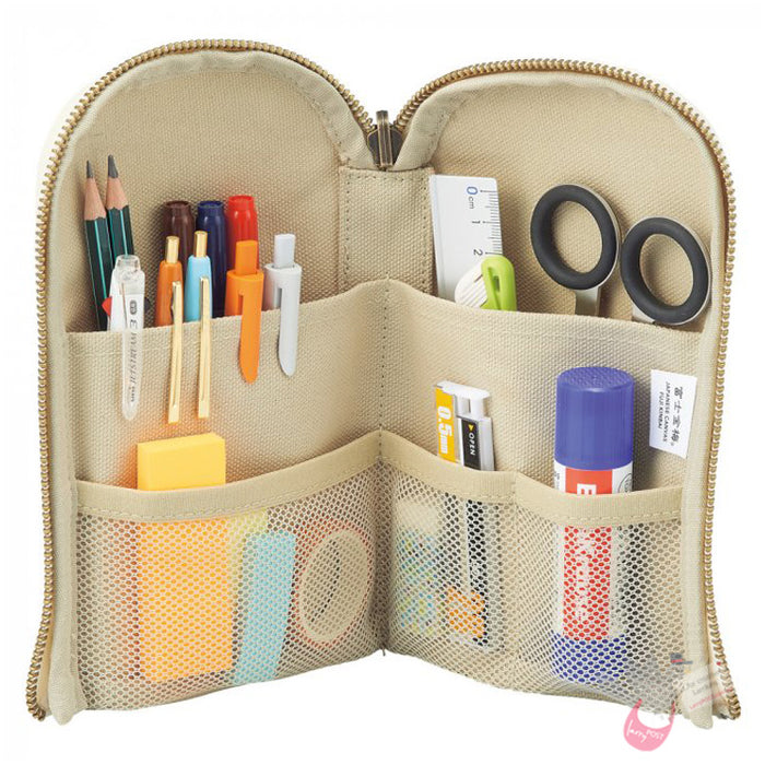 LIHIT LAB Hinemo Stand Up Pen Pouch - Red