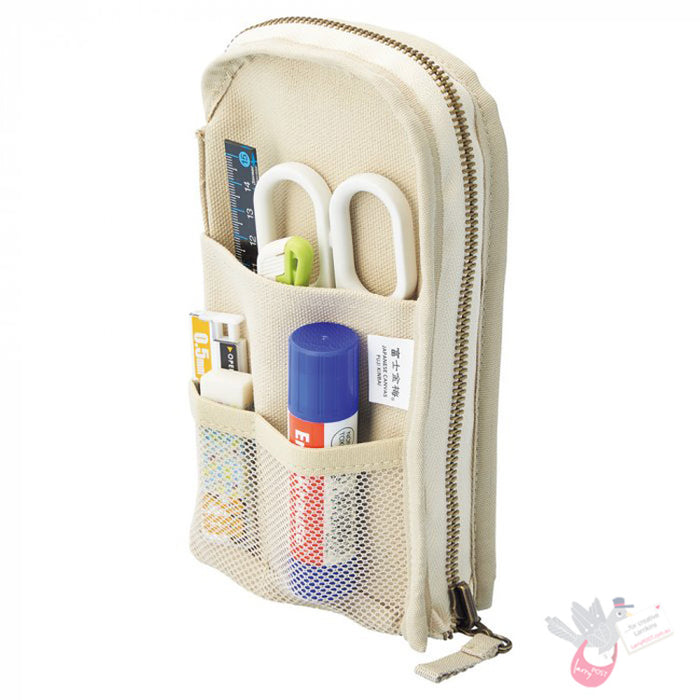 LIHIT LAB Hinemo Stand Up Pen Pouch - Red