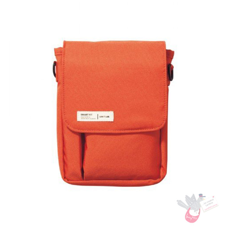 LIHIT LAB - Smart Fit Carrying Pouch A6 - Orange (includes shoulder strap)