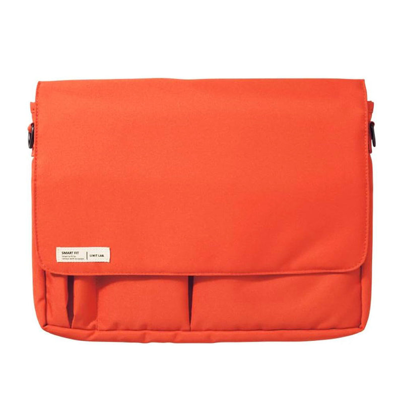 LIHIT LAB - Smart Fit Carrying Pouch B5 - Orange (includes shoulder strap)