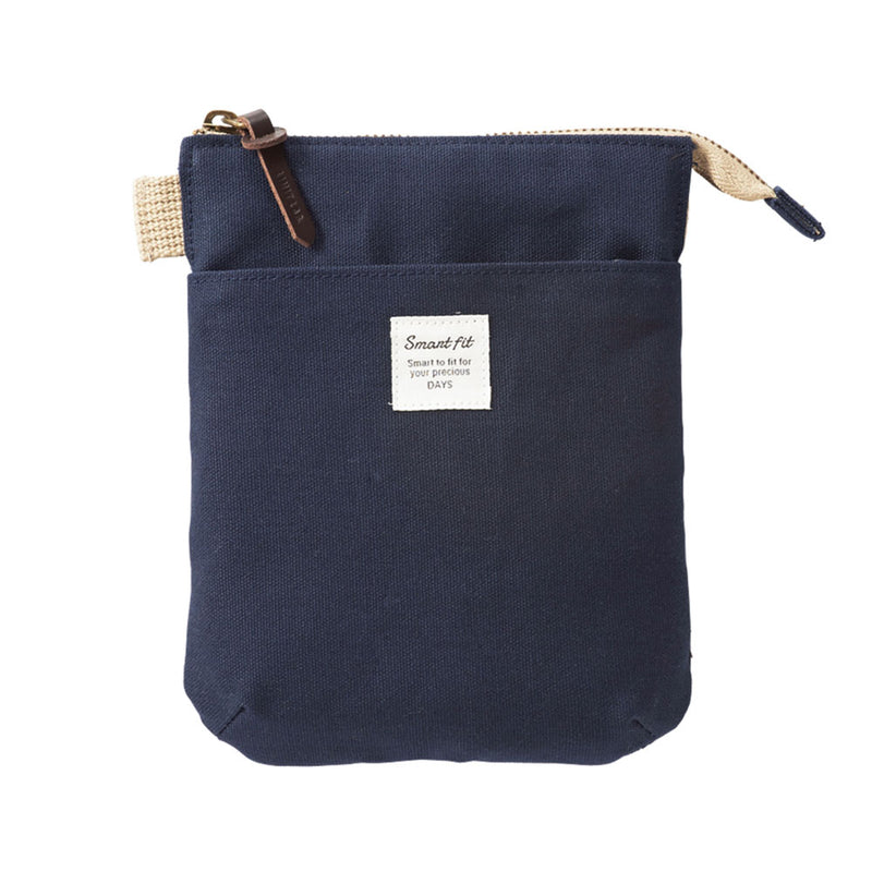 LIHIT LAB - Sacoche Smart Fit Carrying Pouch - Small - Navy (includes shoulder strap A7709)