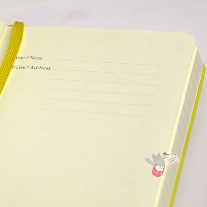 LEUCHTTURM1917 Classic Hard Cover - Pocket (A6) - Squared / Grid - Lemon Yellow