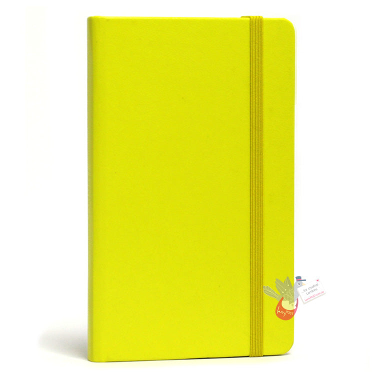 LEUCHTTURM1917 Classic Hard Cover - Pocket (A6) - Squared / Grid - Lemon Yellow
