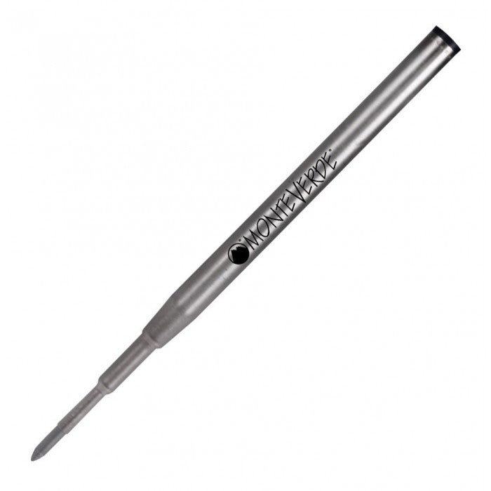 MONTEVERDE USA Capless Gel Refill to fit MONTBLANC Ballpoint - Pack of 2 - Black - Medium 