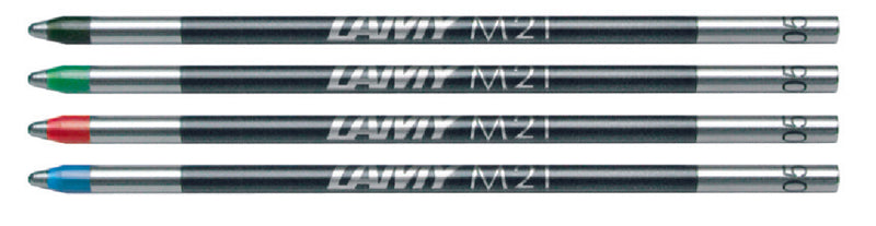 LAMY Ballpoint Pen Mini Refill M21 - Red - Pack of 2