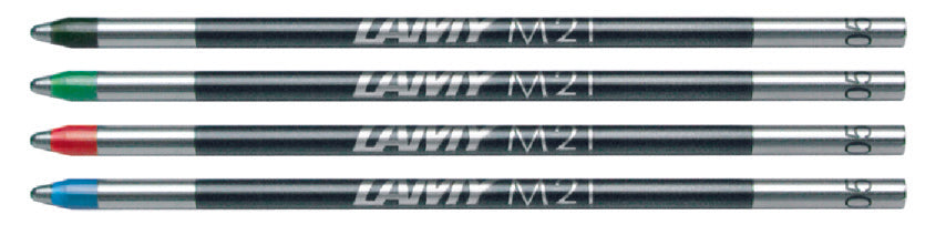 LAMY Ballpoint Pen Mini Refill M21 - Red - Pack of 2