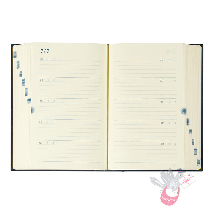 MIDORI - Undated 10 Year Diary - Daily - Blue