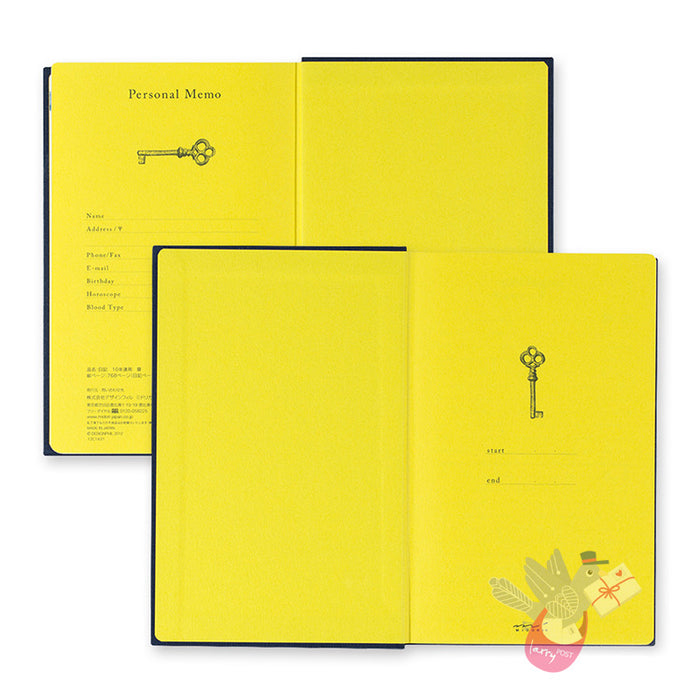 MIDORI - Undated 10 Year Diary - Daily - Blue