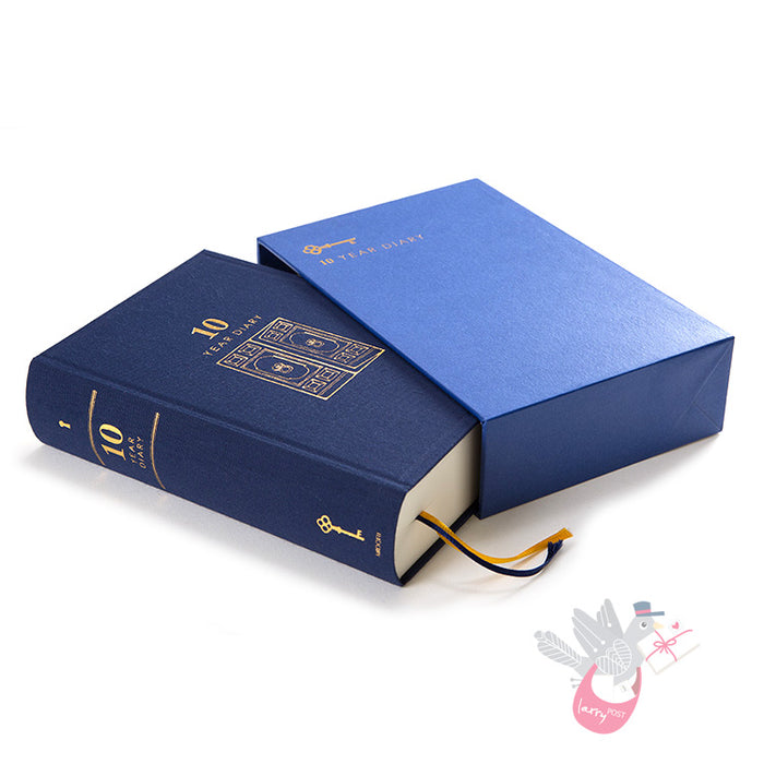 MIDORI - Undated 10 Year Diary - Daily - Blue