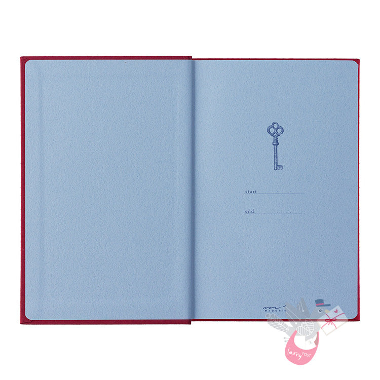 MIDORI - Undated 10 Year Diary - Daily - Red