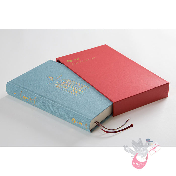 MIDORI - Undated 3 Year Diary - Daily - Blue
