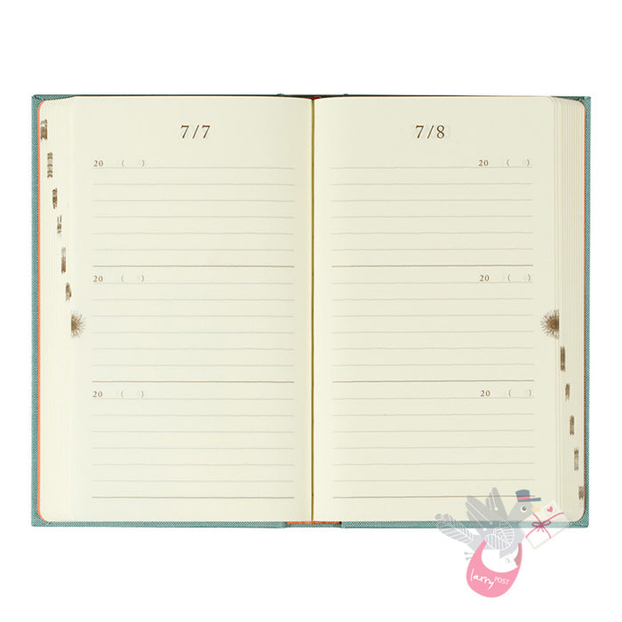 MIDORI - Undated 3 Year Diary - Daily - Blue