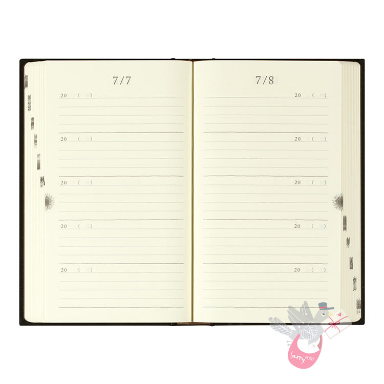 MIDORI - Undated 5 Year Diary - Daily - Black