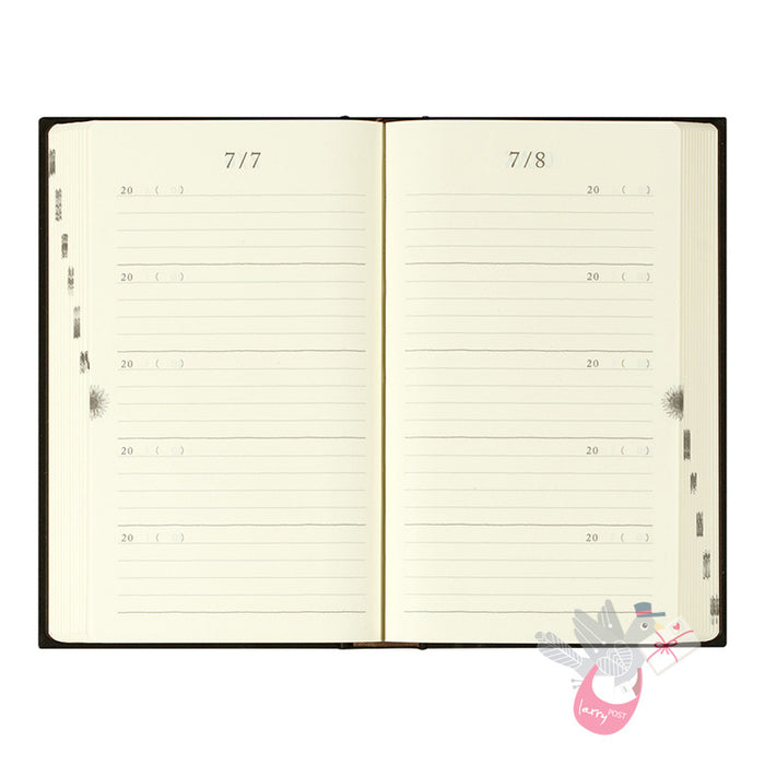 MIDORI - Undated 5 Year Diary - Daily - Black
