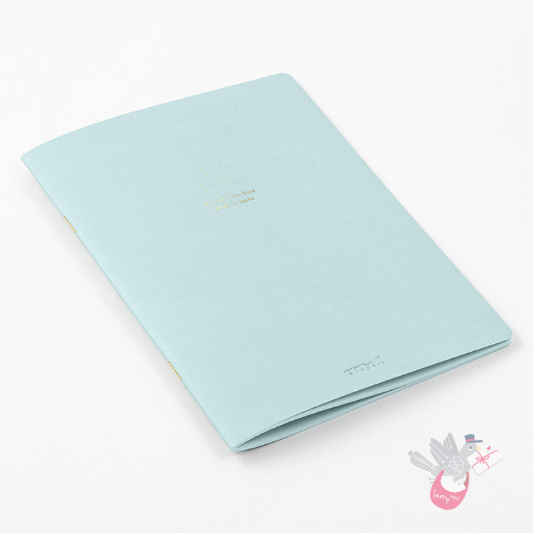 MIDORI - Cahier Journal - 56 Pages - Dotted - A5 - Blue - Pack of 5