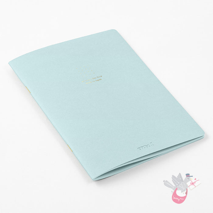 MIDORI - Cahier Journal - 56 Pages - Dotted - A5 - Blue - Pack of 5