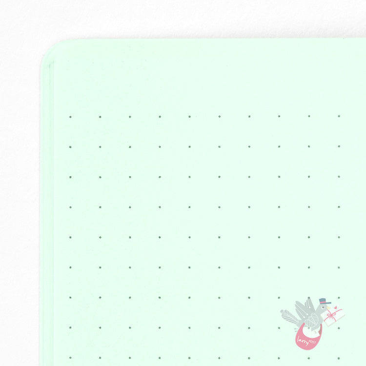 MIDORI - Cahier Journal - 56 Pages - Dotted - A5 - Green - Pack of 5