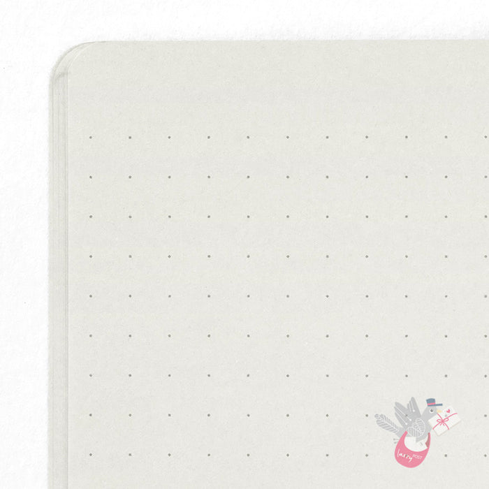 MIDORI - Cahier Journal - 56 Pages - Dotted - A5 - Grey - Pack of 5