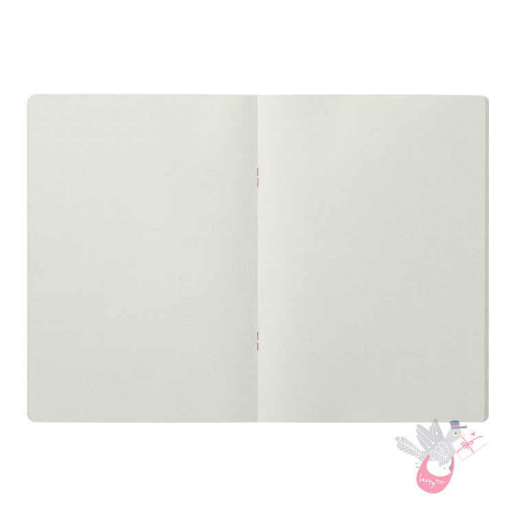 MIDORI - Cahier Journal - 56 Pages - Dotted - A5 - Grey - Pack of 5