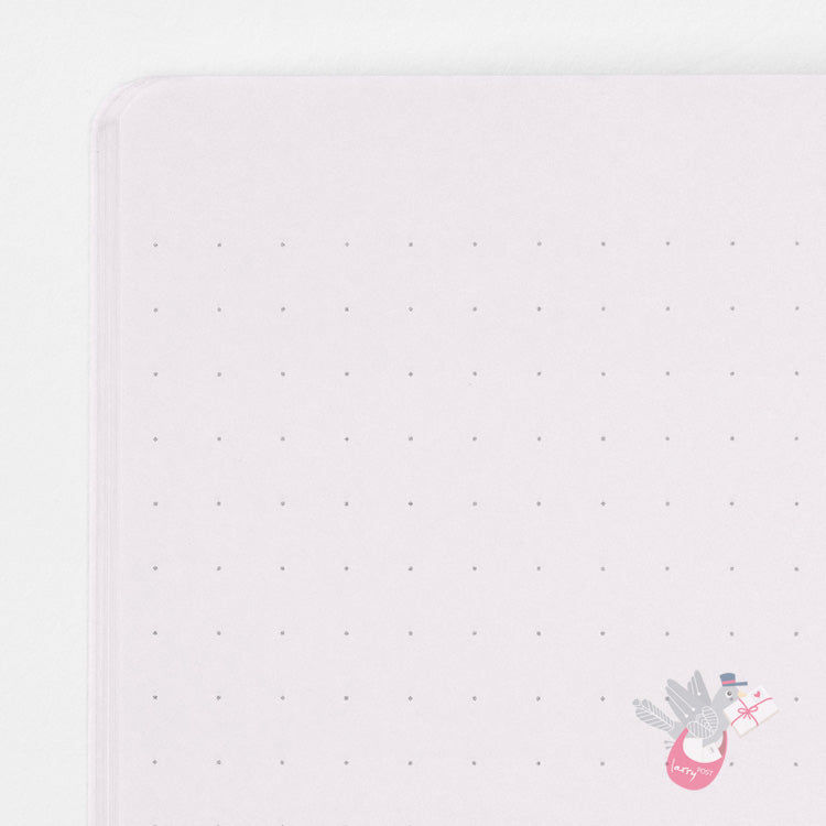 MIDORI - Cahier Journal - 56 Pages - Dotted - A5 - Purple - Pack of 5