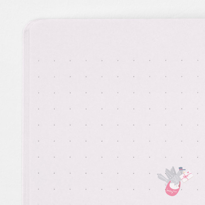 MIDORI - Cahier Journal - 56 Pages - Dotted - A5 - Purple - Pack of 5