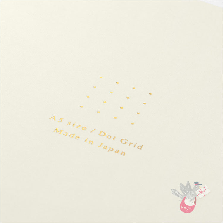 MIDORI - Cahier Journal - 56 Pages - Dotted - A5 - White - Pack of 5