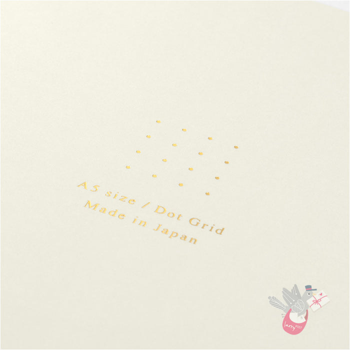 MIDORI - Cahier Journal - 56 Pages - Dotted - A5 - White - Pack of 5