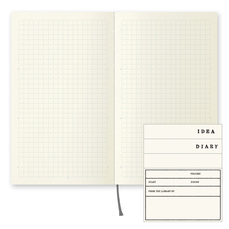 MIDORI - Notebook Journal - 176 Pages - Grid - B6 Slim