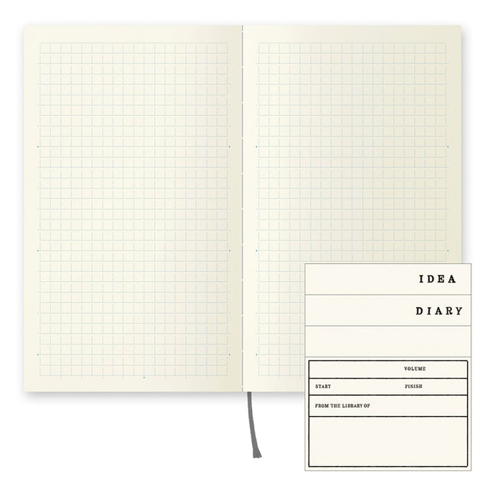 MIDORI - Notebook Journal - 176 Pages - Grid - B6 Slim