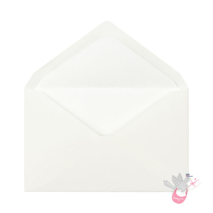 MIDORI - MD Paper Cotton - Double Envelope - Cream - Pack of 8