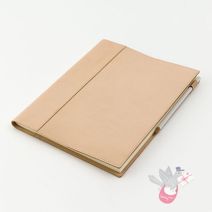 MIDORI - Notebook Cover - Goat Leather - A4 (Fits 2 x light A4 page journals or 1 x 192 page journal)