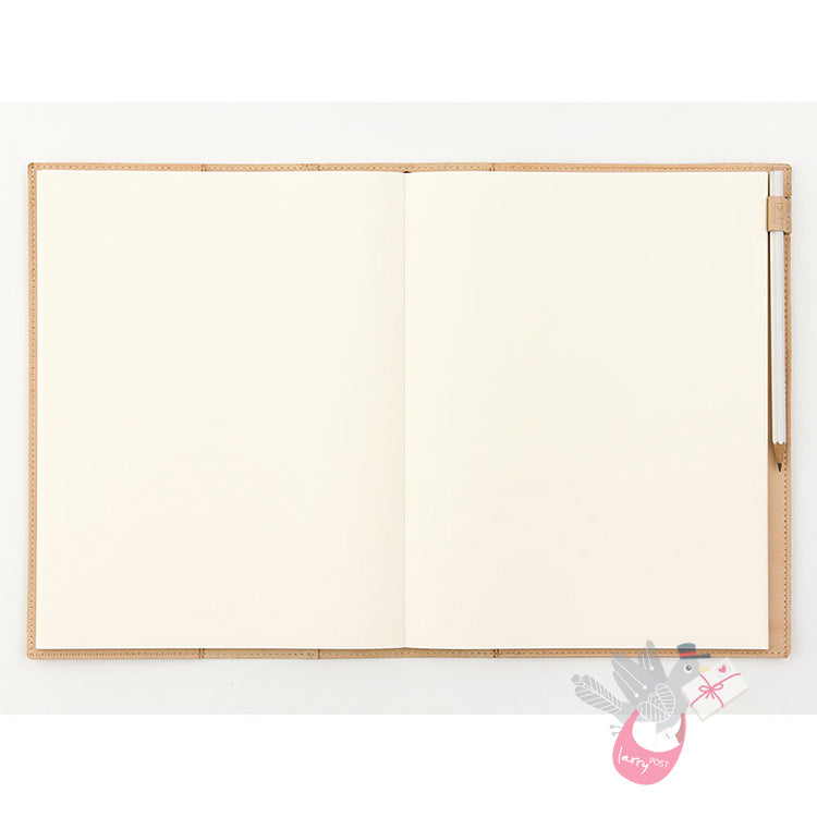 MIDORI - Notebook Cover - Goat Leather - A4 (Fits 2 x light A4 page journals or 1 x 192 page journal)