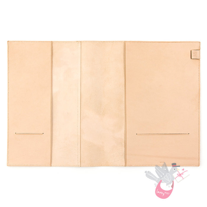 MIDORI - Notebook Cover - Goat Leather - A4 (Fits 2 x light A4 page journals or 1 x 192 page journal)